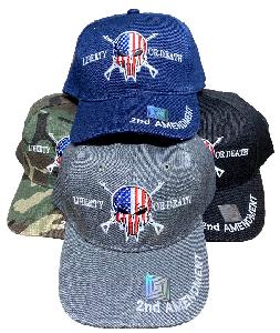 2ND Amendment Liberty or Death Baseball Cap/Hat